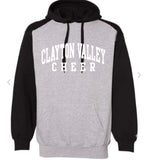 Clayton Valley Cheer Unisex Hoodie Sweatshirt - CHOOSE YOUR COLOR SLEEVE COLOR