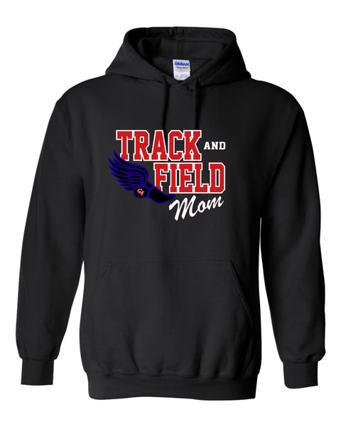 CV Track & Field Mom - Black - Glitter or Regular Vinyl - 7 Shirt Style Choices