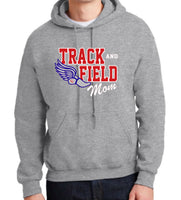 CV Track & Field Mom - Grey - Glitter or Regular Vinyl - 7 Shirt Style Choices