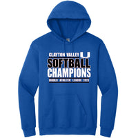 Clayton Valley Softball DAL Champions Royal Blue - CHOOSE FROM 5 Shirt Style Choices