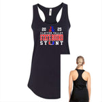 2025 Stunt STATE BOUND - Black - Glitter or Regular Vinyl - Next Level Womens Ideal Racerback Tank (more of a JR fit)
