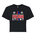 2025 Stunt STATE BOUND - Black - Glitter or Regular Vinyl - Next Level Womens Ideal Crop Top
