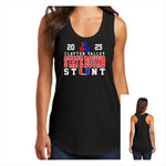 2025 Stunt STATE BOUND - Black - Glitter or Regular Vinyl - District Womens Perfect Tri Racerback Tank