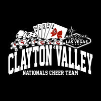 2025 Clayton Valley Nationals Cheer Team - CHOOSE FROM 5 Shirt Style Choices