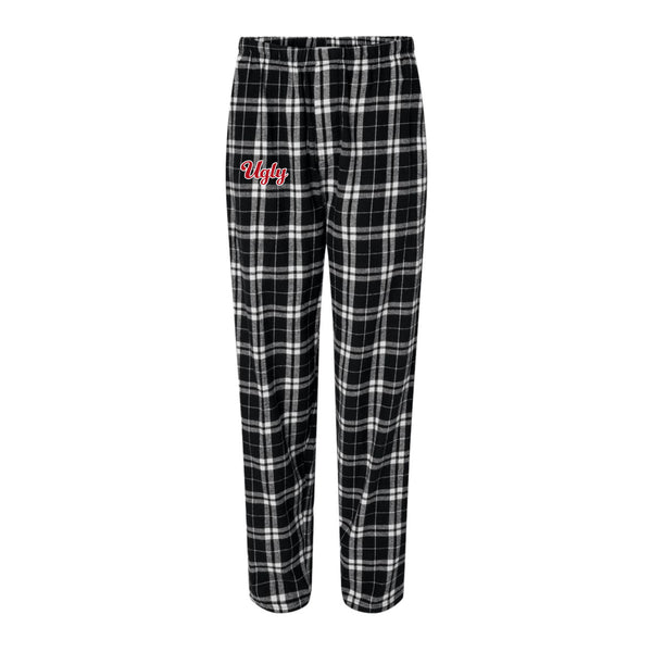 UGLY BOXERCRAFT PAJAMA BOTTOMS - BLACK/WHITE