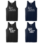Clayton Valley LINK CREW CVCHS 25-26 RHINESTONE, REGULAR or GLITTER Unisex Tank Top - 3 Logo Options - 2 Color Choices