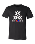 2023 Stunt Logo - Black - Glitter or Regular VInyl - 5 Shirt Style Choices