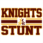 Knights Stunt - White - Glitter or Regular Vinyl - 7 Shirt Style Choices