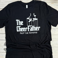 NorCal "The Cheer Father" - Black - Regular Vinyl - 5 Shirt Style Choices