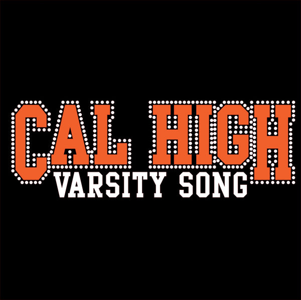 Rhinestone & Glitter Cal High Varsity Song - Black - 5 Shirt Style Choices