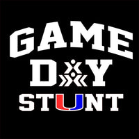 2024 Game Day Stunt Logo - Black - 3 Logo & 5 Shirt Style Choices