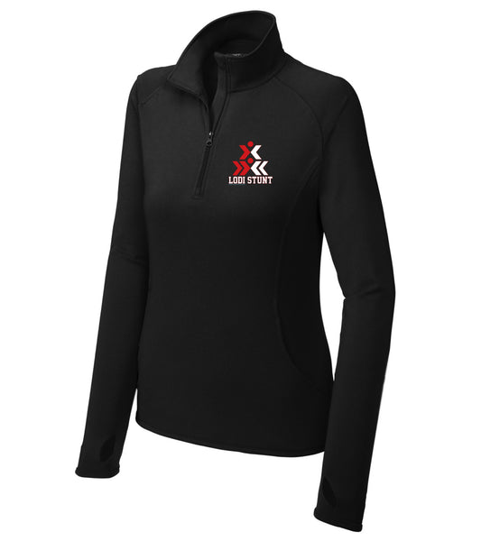 Lodi Stunt Pocket Logo Ladies Sport-Wick® Stretch 1/4-Zip Pullover - CHOOSE YOUR COLOR