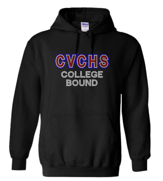 Rhinestone CVCHS College Bound - CHOOSE YOUR SHIRT STYLE