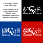 CVCHS Marching Band / Color Guard - 5 Shirt Style Choices