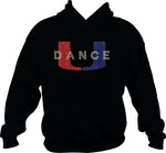 Clayton Valley RHINESTONE & GLITTER U DANCE Hooded Sweatshirt - 3 Color Choices