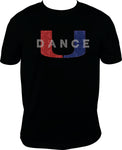 Clayton Valley RHINESTONE & GLITTER U DANCE Unisex Short Sleeve Jersey Tee - 3 Color Choices