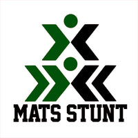 White Black Miramonte Mats Stunt - 3 Logo Options & 5 Shirt Style Choices