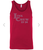 Clayton Valley LINK CREW RHINESTONE Unisex Tank Top - 4 Color Choices