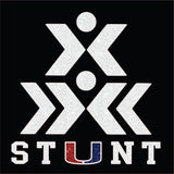 2023 Stunt Logo - Black - Glitter or Regular VInyl - 5 Shirt Style Choices