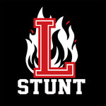 Black STUNT Flame w/ Red L Logo - 3 Logo Options & 5 Shirt Style Choices