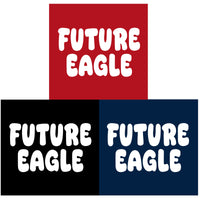 * YOUTH SIZES * FUTURE EAGLE BUBBLE LETTERS - 3 SHIRT STYLE AND 3 COLOR CHOICES