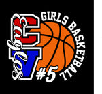 CV Eagles GIRLS Basketball PERSONALIZED - CHOOSE FROM 5 Shirt Style Choices / 2 Logo Choices