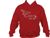 Clayton Valley LINK CREW Rhinestone / Glitter Hooded Sweatshirt / Hoodie - 7 Color Choices