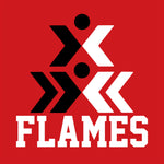 Red FLAMES Stunt Logo - 3 Logo Options & 5 Shirt Style Choices
