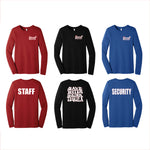 The Roof Pocket Logo Unisex Long Sleeve - 3 Color & 4 Back Logo Options