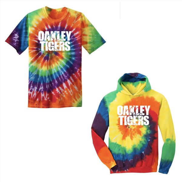 Tie Dye OAKLEY TIGERS - T-Shirt or Hoodie