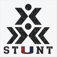 2023 Stunt Logo - White - Glitter or Regular Vinyl - 5 Shirt Style Choices