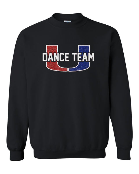 Clayton Valley Glitter U DANCE TEAM Crew Neck Sweatshirt - 3 Color Choices