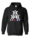 2023 Stunt Logo Black Hooded Sweatshirt - 2 Logo Options