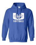 CVCHS U Ugly Softball Royal Blue Hooded Sweatshirt - 2 Logo Options