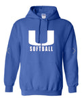 CVCHS U Softball Royal Blue Hooded Sweatshirt - 2 Logo Options