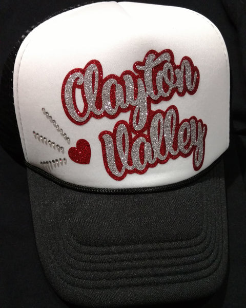 Clayton Valley Black/White Adjustable Hat