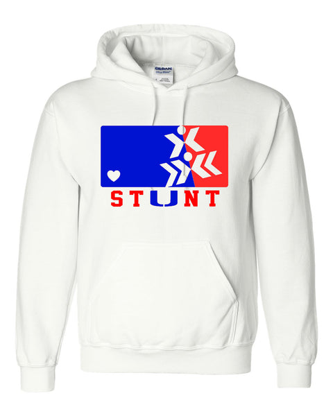 CVCHS Stunt Team White Hooded Sweatshirt - 4 Logo Options
