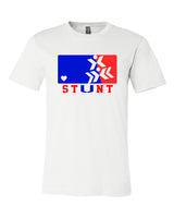 CVCHS Stunt Team White Unisex Short Sleeve Jersey Tee - 4 Logo Options