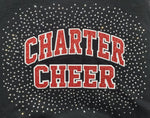 Charter Cheer Rhinestone Unisex Hoodie Sweatshirt