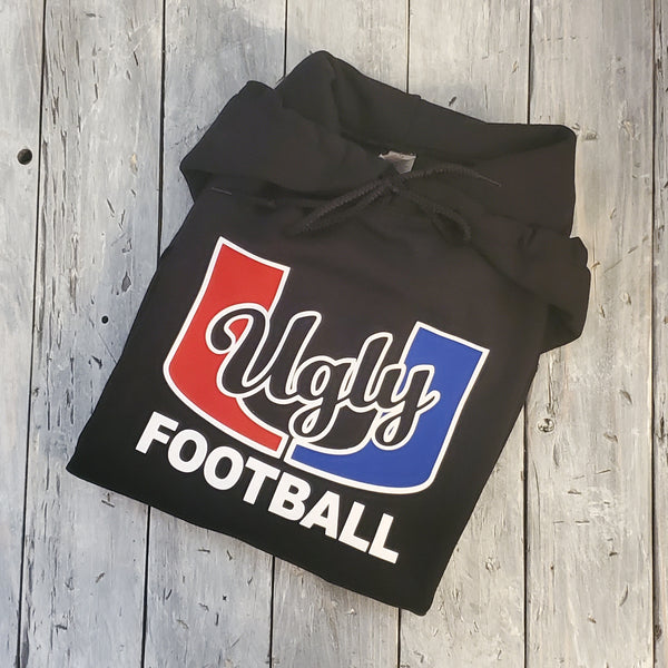 U Ugly Unisex Black Hoodie Sweatshirt - PICK YOUR SPORT/GROUP