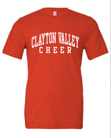 Clayton Valley Cheer Unisex Jersey Tee - CHOOSE YOUR COLOR
