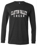 Clayton Valley Cheer Unisex Jersey Long Sleeve Tee - CHOOSE YOUR COLOR