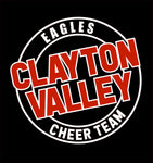 Black Glitter Clayton Valley Cheer Team