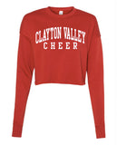 Clayton Valley Cheer Women's Cropped Fleece Crew