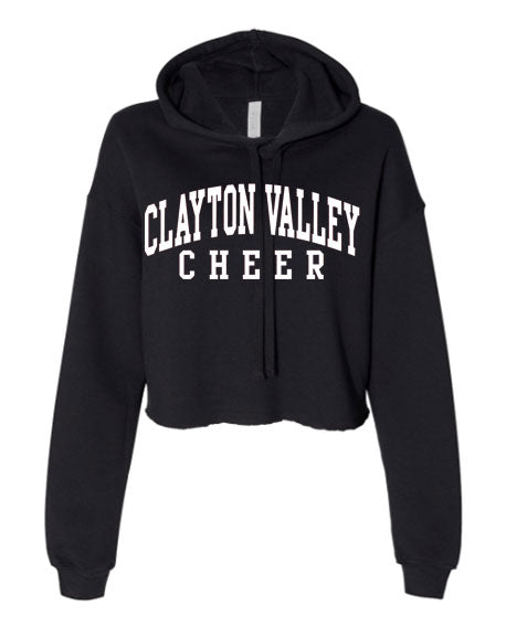 Clayton Valley Cheer Women's Cropped Fleece Hoodie