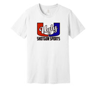 Shotgun Sports Red/Blue Ugly U Unisex Jersey Short Sleeve Tee - 3 Color Choices