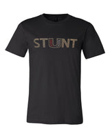 Rhinestone Stunt Team Black Unisex Short Sleeve Jersey Tee