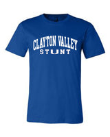 CVCHS 2022 Stunt Team Royal Blue Unisex Short Sleeve Jersey Tee - 2 Logo Options