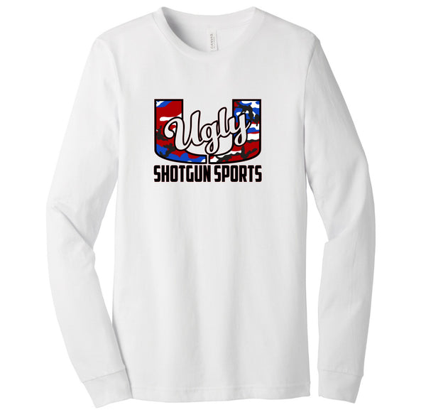 Shotgun Sports Camo Ugly U Unisex Jersey Long Sleeve Tee - 3 Color Options