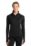 Rhinestone UGLY CHEER Sport-Tek® Ladies Sport-Wick® Stretch 1/2-Zip Pullover